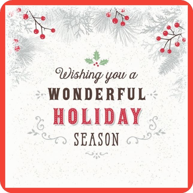 Sticker Carré Saison des vacances (Créateur téléchargé)