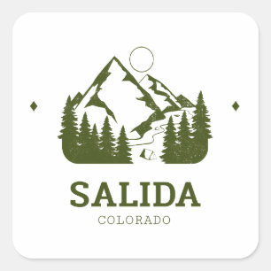 Sticker Carré Salida - Colorado