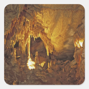 Sticker Carré Salle des Draperies, parc national de Mammoth Cave