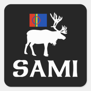 Sticker Carré Sami, les personnes de huit saisons