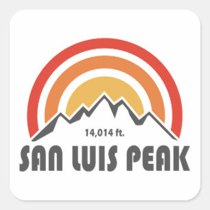 Sticker Carré San Luis Peak
