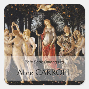 Sticker Carré Sandro Botticelli - La Primavera
