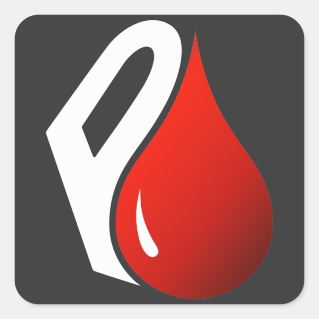STICKER CARRÉ SANG (Devant)