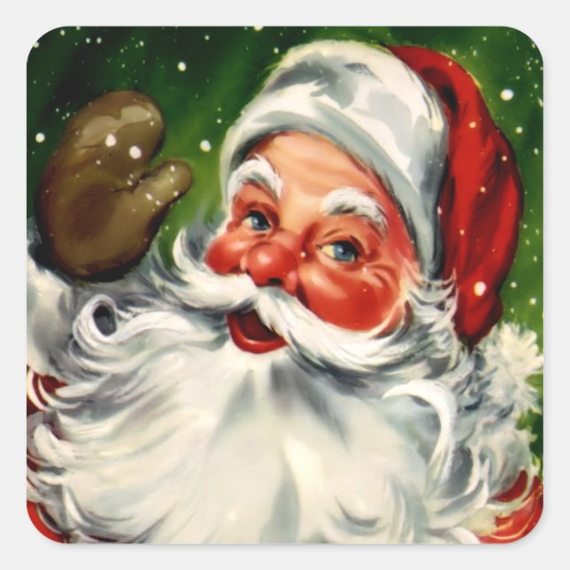 Sticker carré Santa Claus (Devant)