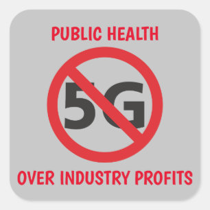 Sticker Carré Santé publique sur les bénéfices de l'industrie