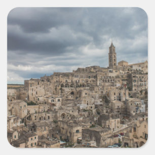 Sticker Carré Sassi di Matera, Italie