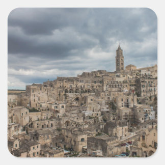 Sticker Carré Sassi di Matera, Italie
