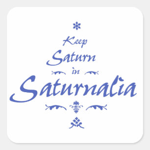 Sticker Carré Saturnalia