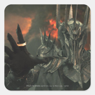Sticker Carré Sauron avec la main