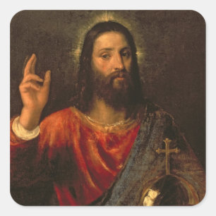 Sticker Carré Sauveur du Christ, c.1570
