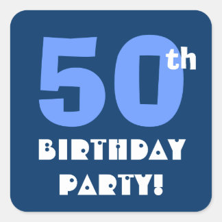 Sticker Carré Sceau de l'enveloppe du 50e anniversaire