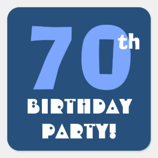 Sticker Carré Sceau de l'enveloppe du 70e anniversaire