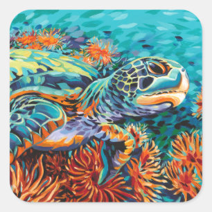 Sticker Carré Sea Sweethee I