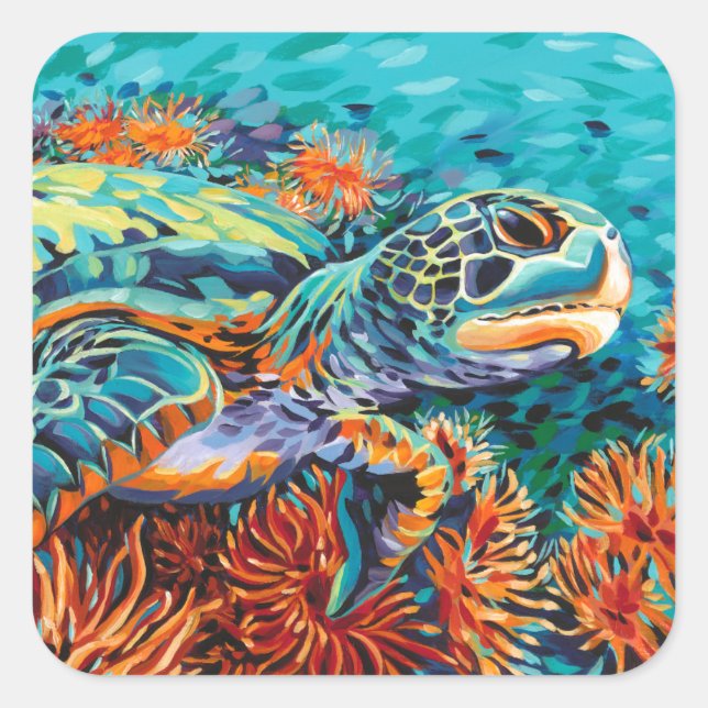 Sticker Carré Sea Sweethee I (Devant)