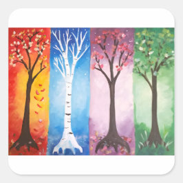 Sticker Carré Seasons