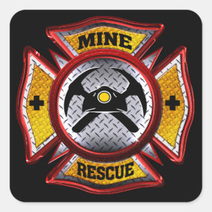 STICKER CARRÉ SECOURT MINE