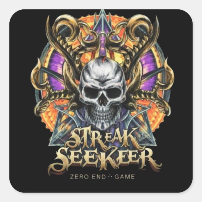 Sticker Carré Sélecteur Streak Seeker (Devant)