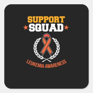 Sticker Carré Sensibilisation de l'équipe de soutien à la leuc