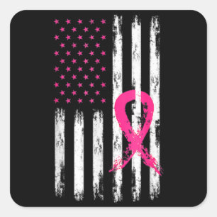 Sticker Carré Sensibilisation des femmes au cancer du sein Vinta