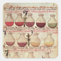 Série de flagons pour l'analyse d'urine