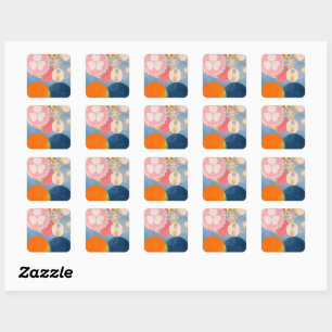 Sticker Carré Serviettes de cuisine