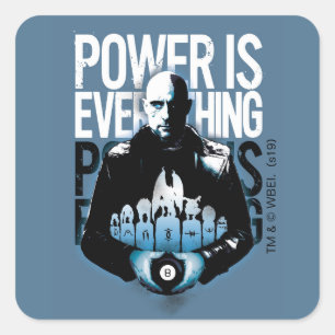 Sticker Carré SHAZAM ! Sivana "Le pouvoir est tout"