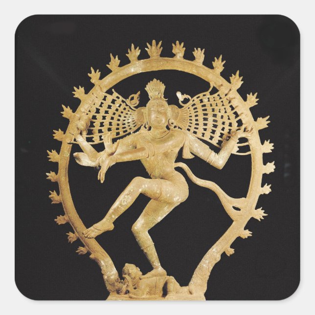 Sticker Carré Shiva Nataraja (Devant)