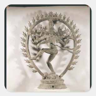 Sticker Carré Shiva Nataraja, Dravidian