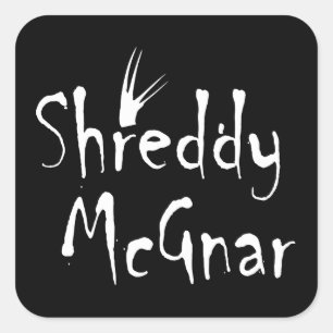 Sticker Carré Shreddy McGnar