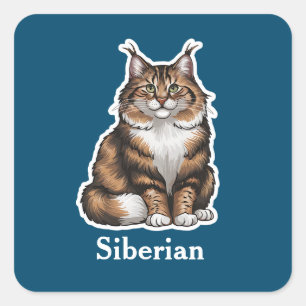 Sticker Carré Sibérien