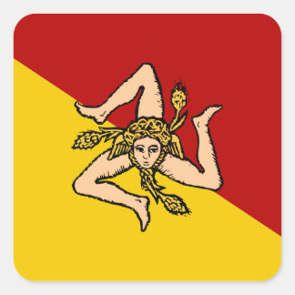 Sticker Carré Sicile