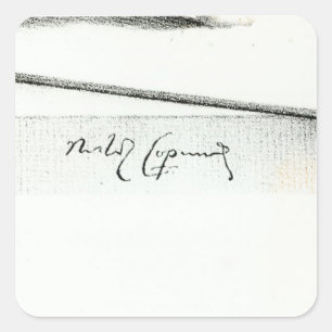 Sticker Carré Signature de Nicolas Copernic