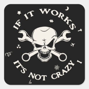 Sticker Carré S'il fonctionne