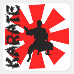 Sticker Carré Silhouette de l'escale Solaire du Japon