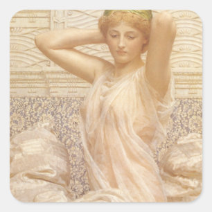 Sticker Carré Silver par Albert Joseph Moore, Fine Art victorien