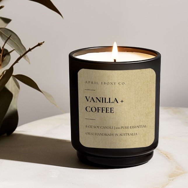 STICKER CARRÉ SIMPLE ÉLÉGANT MINIMAL MODERNE MODERNE MODERNE LIN (Créateur téléchargé)