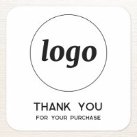 Simple Logo et Texte Remerciement d'entreprise