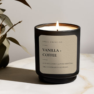 STICKER CARRÉ SIMPLE PUISSANCE RUSTIQUE MINIMALE MODERNE