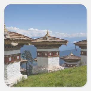 Sticker Carré Sindokha Dzong, col de Dochu La 2
