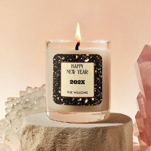 Sticker carré   Six Fêtes 3 en Bonne Année