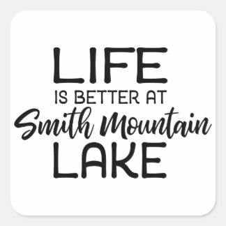 Sticker Carré Smith Mountain Lake
