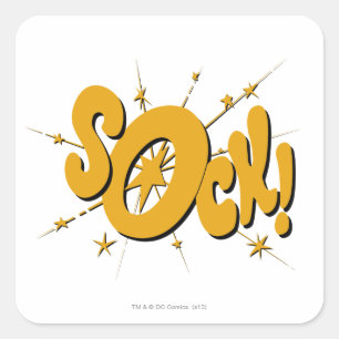 STICKER CARRÉ SOCK!