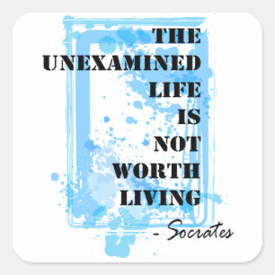 Sticker Carré Socrates