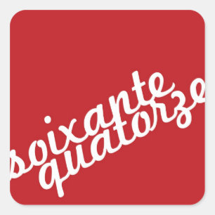 Sticker Carré Soixante-quatorze
