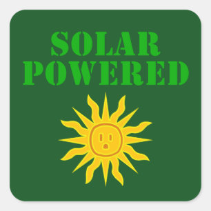 Sticker Carré Solaire actionné