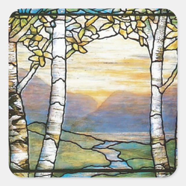 Sticker Carré Soleil (Devant)