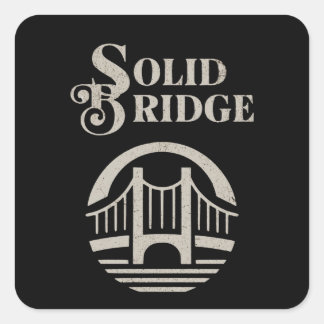 STICKER CARRÉ SOLID BRIDGE