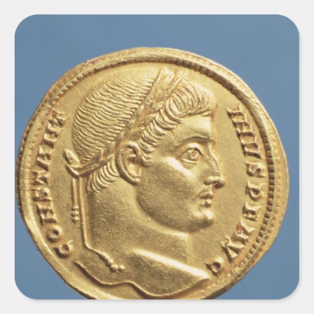 Sticker Carré Solidus de Constantine I (Devant)