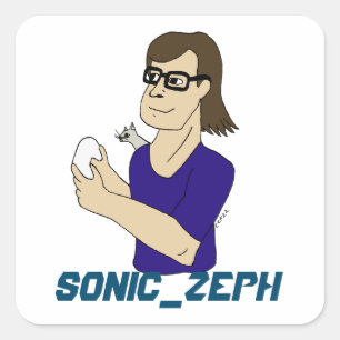 Sticker Carré Sonic_Zeph