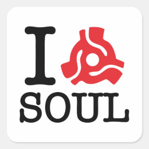 Sticker Carré Soul adaptateur I 45